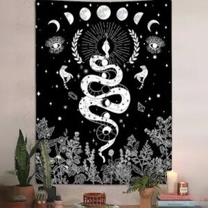 Witchy Snake Tapestry
